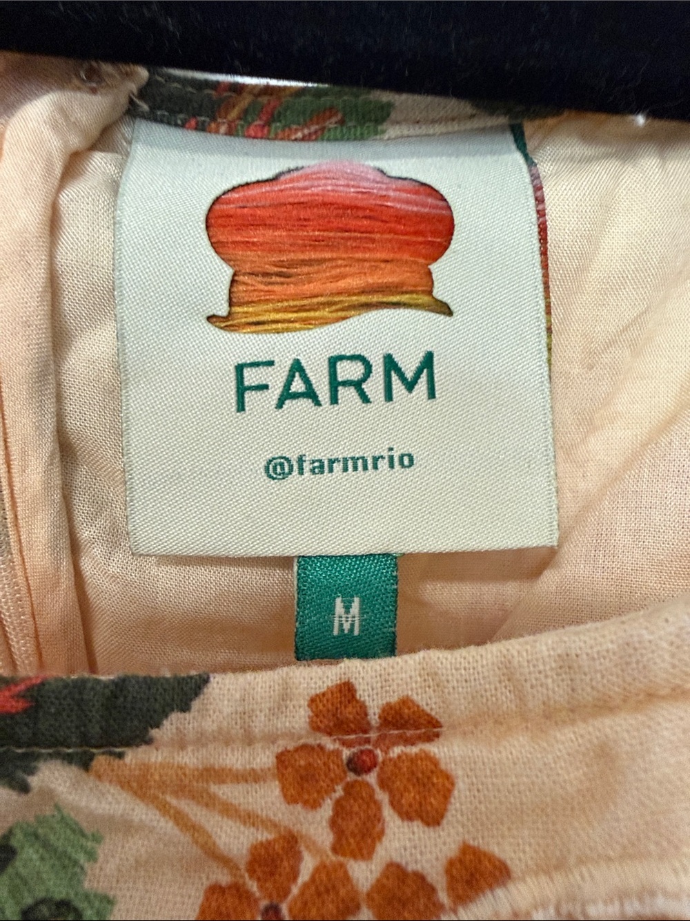 FARM Rio Cream Floral Lace-Trim Romper with Blue & Red Accents - Picture 3 of 5